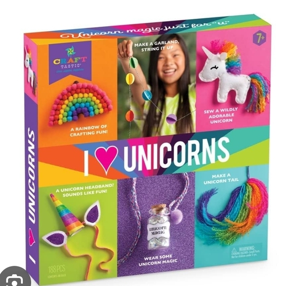Other - I Love Unicorns Craft Kit - Rainbow Colors